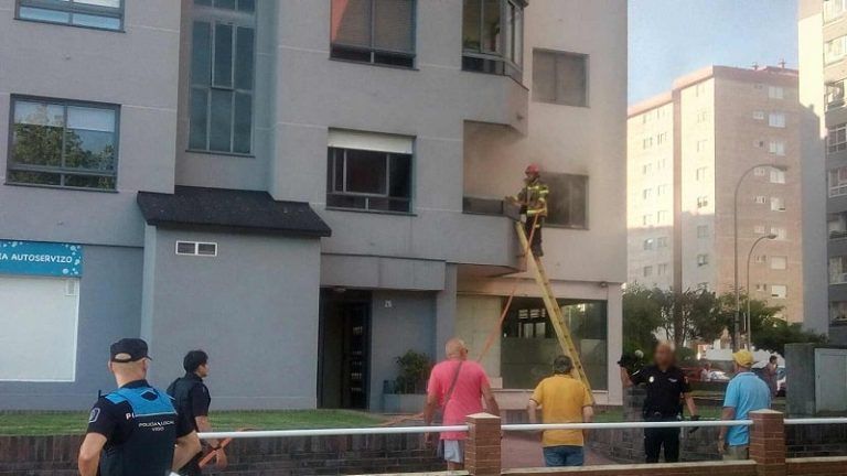 Arde un piso en la calle Pablo Iglesias
