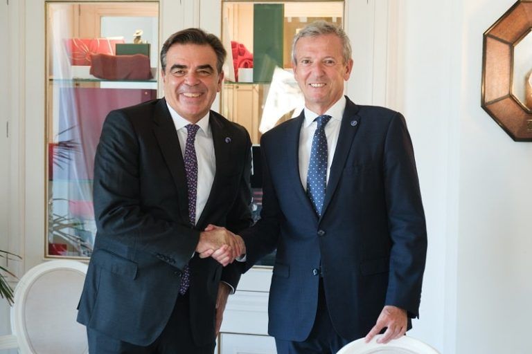Rueda aborda con el vicepresidente de la Comisión Europea la necesidad de que los fondos europeos lleguen lo antes posible a sus destinatarios