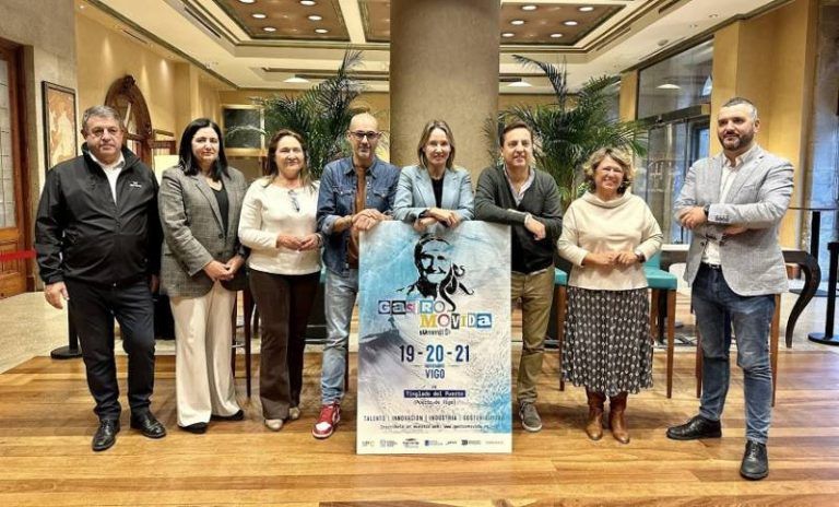A vicepresidenta primeira da Deputación de Pontevedra, Marta Fernández-Tapias, participou na presentación da segunda edición do Gastro Movida Summit