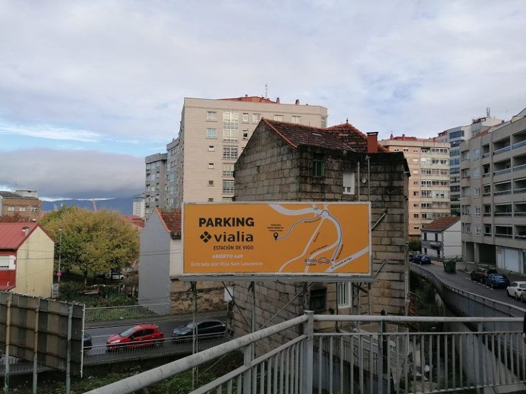 Vialia recuerda la existencia de un párking exterior ante las obras que conectan Urzaiz con Vía Norte