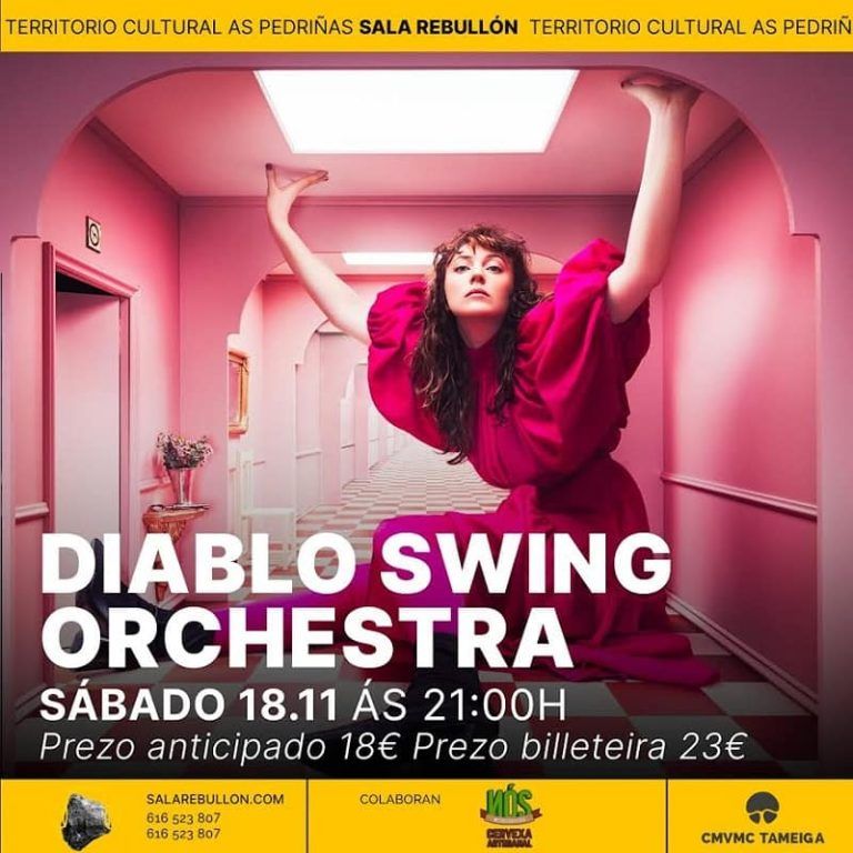 “Diablo Swing Orchestra” chega á Sala Rebullón na súa exclusiva xira por España