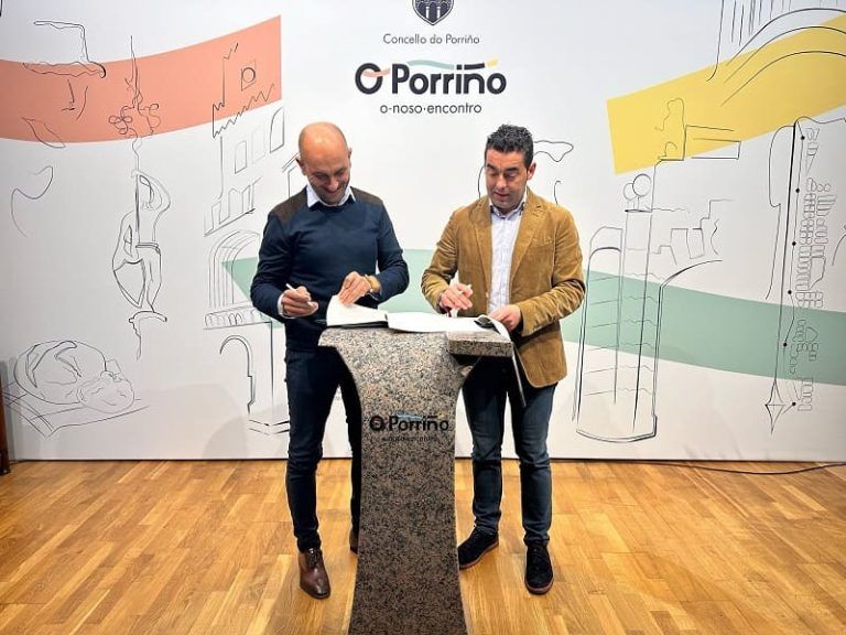 Deputación y concello de O Porriño pactan a reforma urbana da contorna do centro social cun investimento de 1,4 millóns de euros