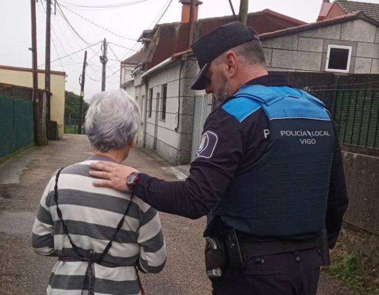 La Policía Local de Vigo cierra el año con casi 2.400 intervenciones de carácter humanitario en 2023