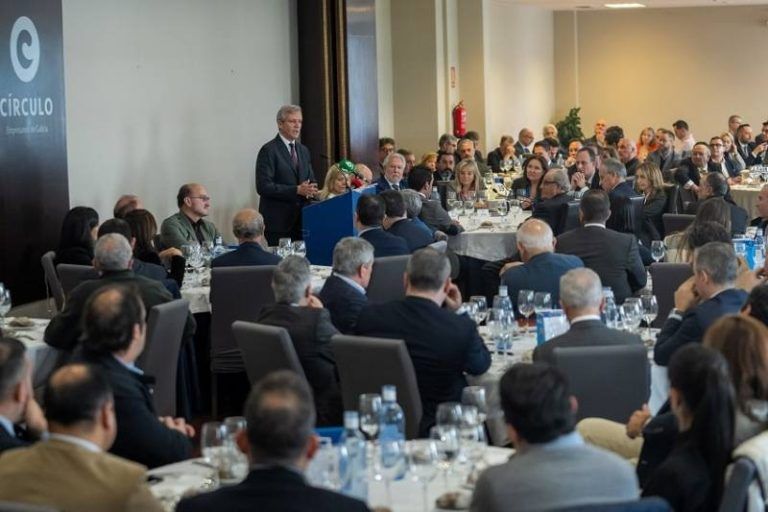 Alfonso Rueda explica os principios económicos da Galicia que funciona: a estabilidade, o inconformismo e a internacionalización