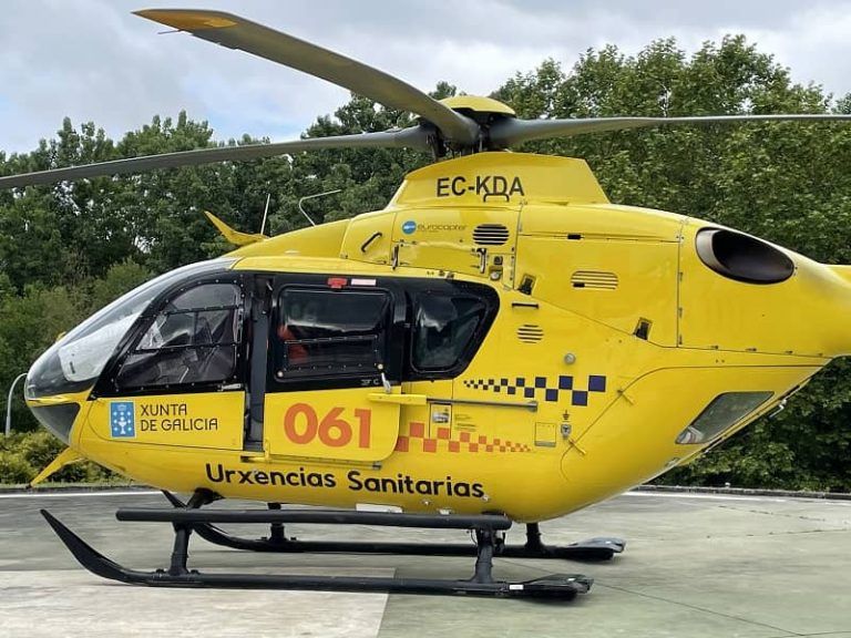 El 061 de Galicia asistió a 87 personas por 59 accidentes de tráfico durante el fin de semana
