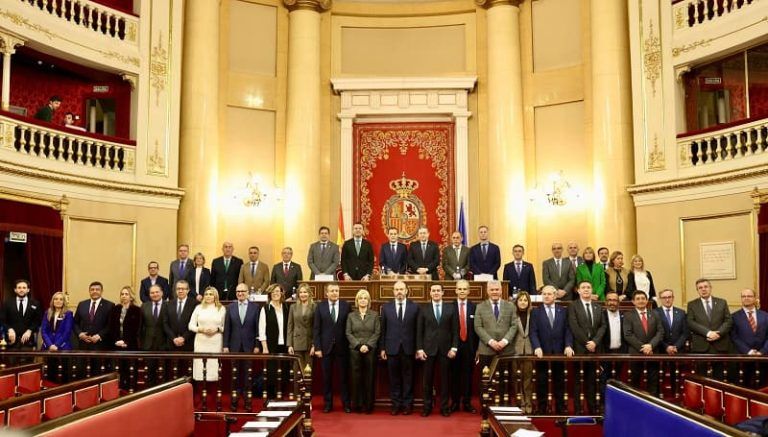 A vicepresidenta primeira da Deputación, Marta Fernández-Tapias, participa na sesión constitutiva do Pleno da Comisión de Deputacións da FEMP