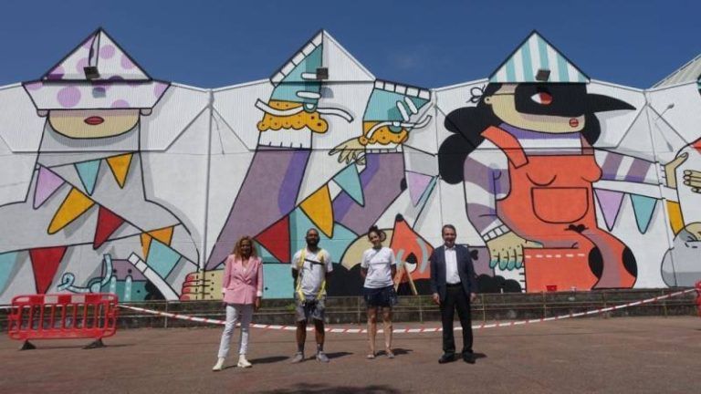 O programa municipal de murais artísticos incorpora 8 novos edificios
