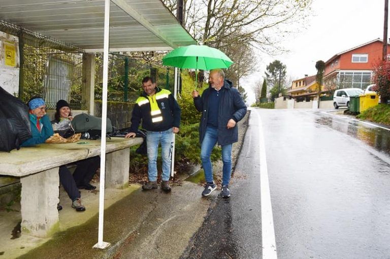 Rematados dous asfaltados en Louredo que melloran un importante tramo do Camiño de Santiago