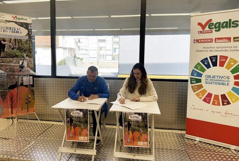Vegalsa-Eroski y la Mancomunidad de Montes de Vigo impulsan el programa de divulgación “Os Montes de Vigo na Escola” entre los escolares vigueses