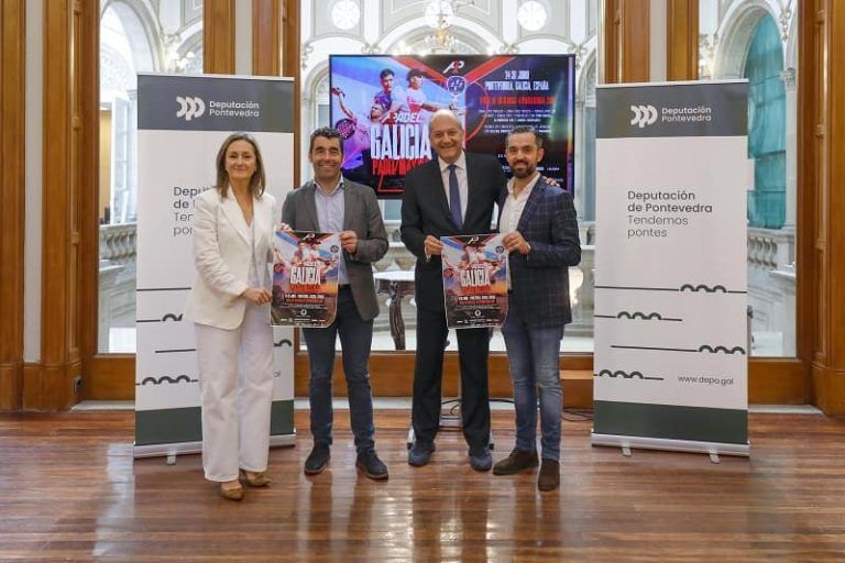 Luis López reforza a aposta da Deputación como a casa do deporte na provincia co apoio ao primeiro “Galicia Pádel Máster” en Pontevedra