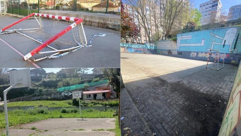 O BNG pide un plan urxente para reparar o “abandono” das pistas deportivas abertas de Vigo