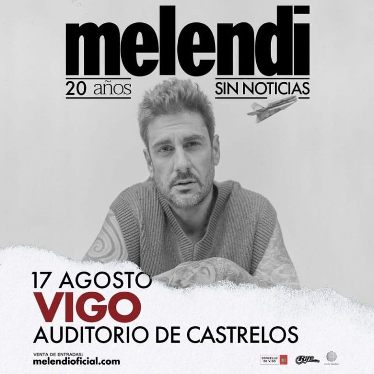 Melendi actuará en Castrelos o 17 de agosto