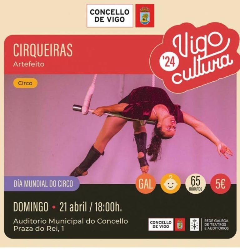 VigoCultura festexa o Día Mundial do Circo con tres representacións no Auditorio Municipal