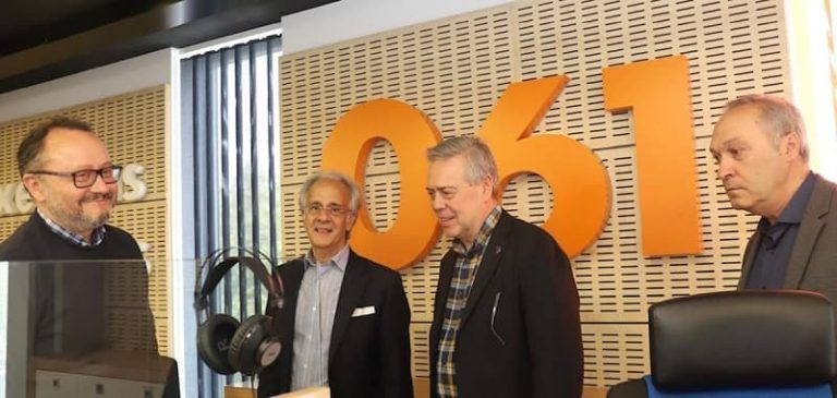 El conselleiro de Sanidade presenta al nuevo director de la Fundación Pública Urxencias Sanitarias de Galicia 061, Román Gómez