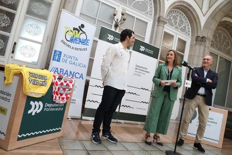 A Deputación apoia a Volta Ciclista ao Baixo Miño patrocinando o seu maillot de montaña