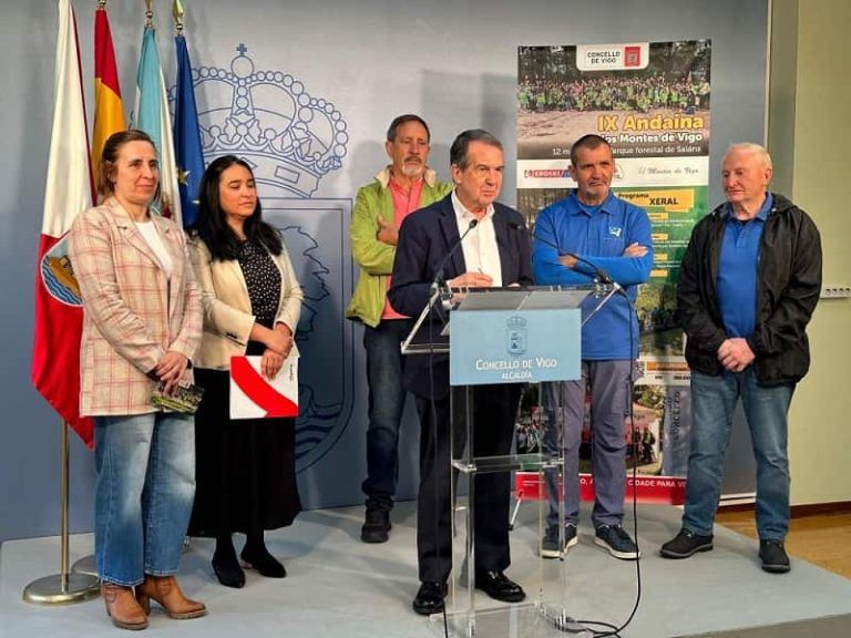 O parque forestal de Saiáns acolle a IX Andaina polos Montes de Vigo