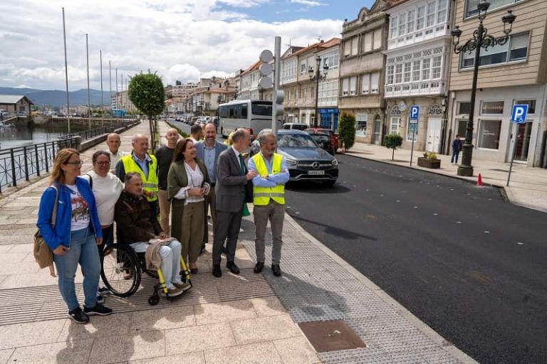A Xunta finaliza a reforma da PO-552 ao seu paso por Baiona