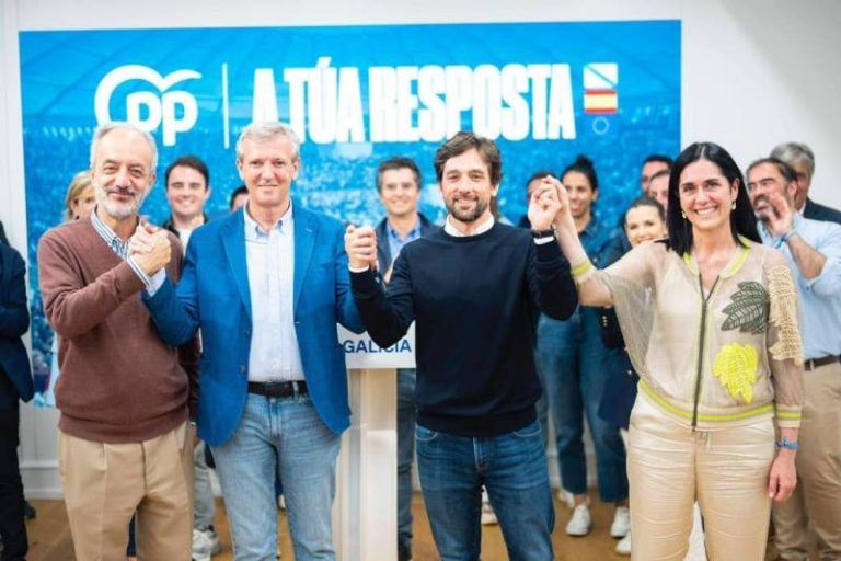 Rueda destaca la victoria «abrumadora» del PP en Galicia