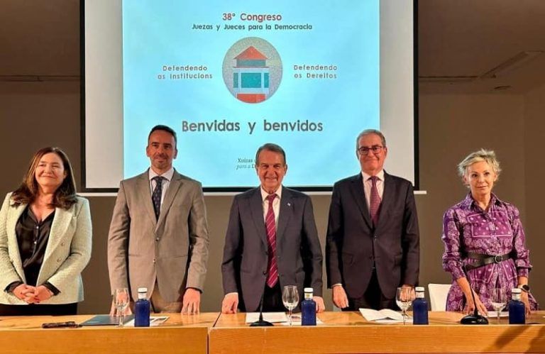 Caballero expresa a súa satisfacción porque Vigo acolla o 38 Congreso de Xuíces para a Democracia