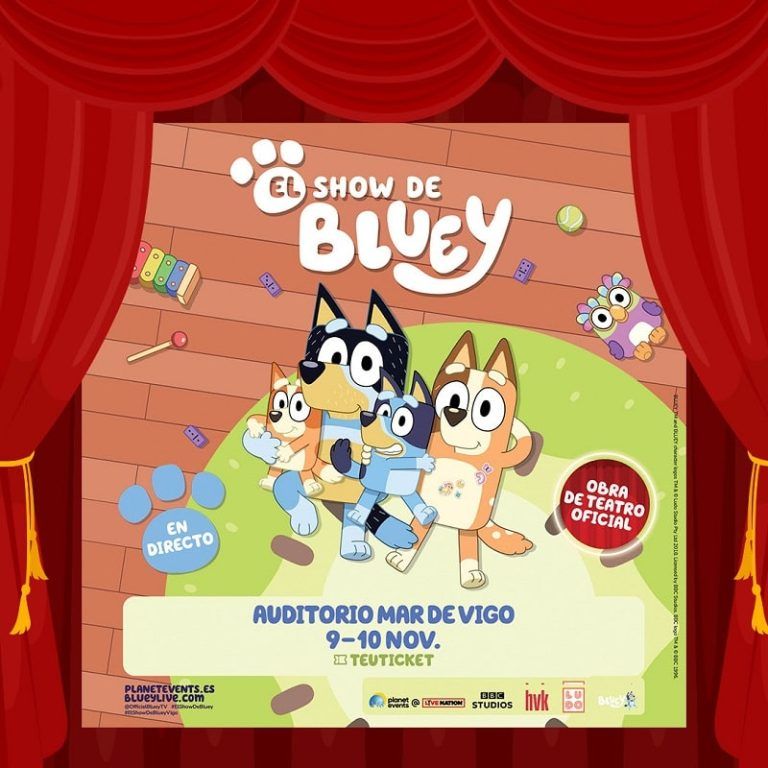 “EL SHOW DE BLUEY” AÑADE NUEVAS FUNCIONES EN EL AUDITORIO MAR DE VIGO EN NOVIEMBRE