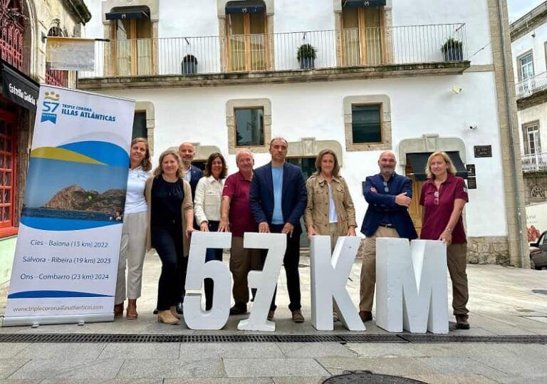 A vicepresidenta Luisa Sánchez enxalza a “efecto de arrastre” de probas deportivas como a Triple Corona Illas Atlánticas para “o turismo e o desenvolvemento económico da provincia”