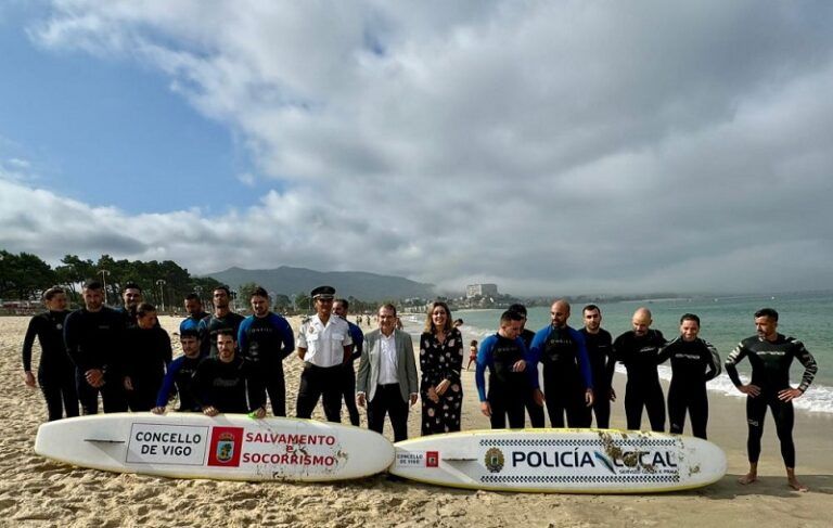 Preto de 130 profesionais atenderán as praias de Vigo entre o 15 de xuño e o 15 de setembro
