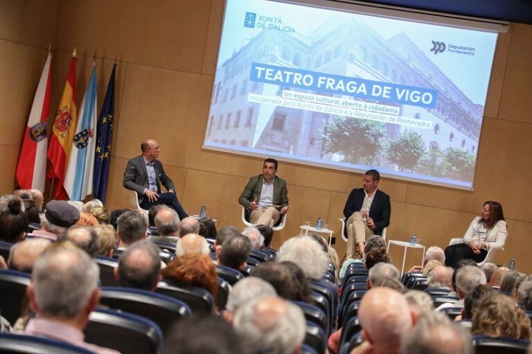 A Deputación e a Xunta reúnen máis de 150 persoas para enriquecer o plan de usos do Teatro Cine Fraga de Vigo no primeiro encontro aberto á cidadanía