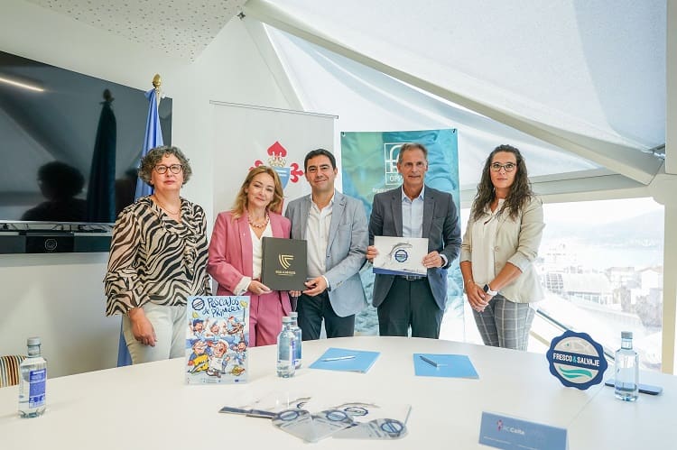 La OPPF-4 firma un convenio de colaboración con la Fundación Celta de Vigo para promocionar el sello ‘Fresco & Salvaje’