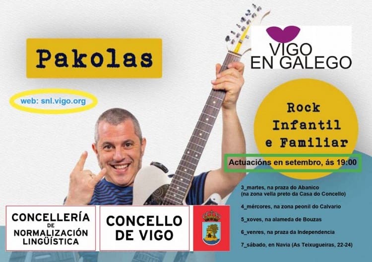 O rock de Pakolas e as regueifas enchen de música diferentes espazos da cidade