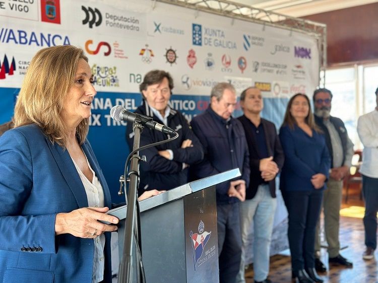 A vicepresidenta Luisa Sánchez remarca “o valor da provincia como escenario de grandes eventos deportivos” na presentación da Optimist Excellence Cup