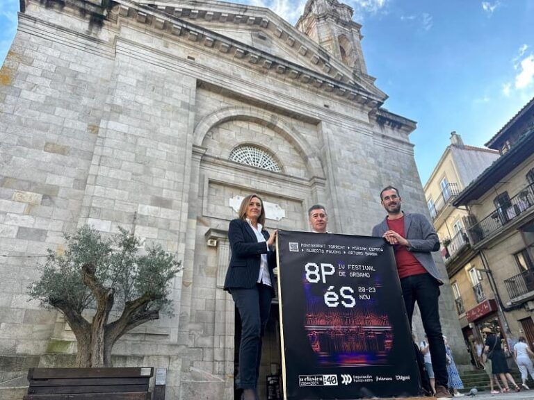 Luisa Sánchez participa na presentación do IV Festival de Órgano de Vigo 8pés