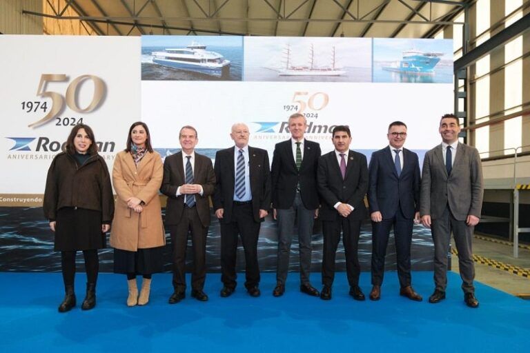 La Xunta destaca la importancia del sector naval gallego y su apuesta por la formación especializada en el 50 aniversario de Rodman Polyships