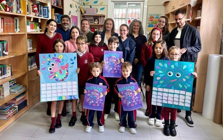 El Colegio Atlántida de Vigo lanza un calendario solidario para apoyar a las personas con esclerosis múltiple