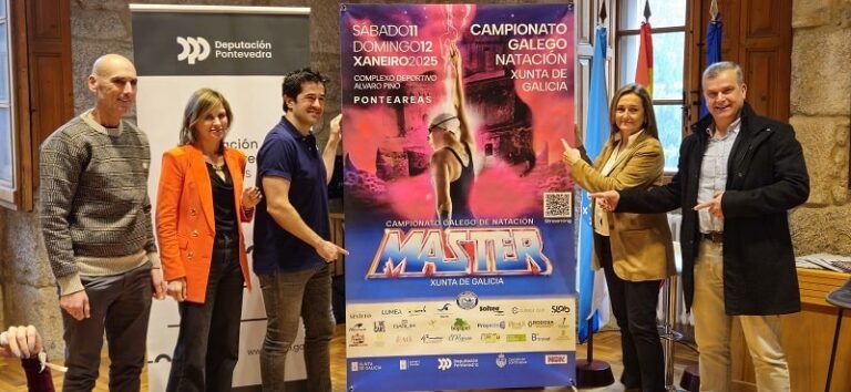 A vicepresidenta da Deputación presenta o Campionato Galego de Natación Máster de Inverno que acollerá Ponteareas esta fin de semana
