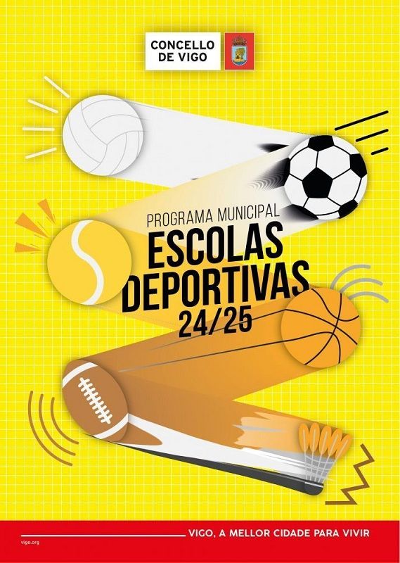 O Concello de Vigo incrementa ata os 500.000 euros a partida para as Escolas Deportivas Municipais