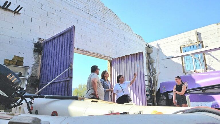 La Deputación urge al Concello de Vigo a firmar el convenio para cubrir las instalaciones del Club de Remo Virxe da Guía