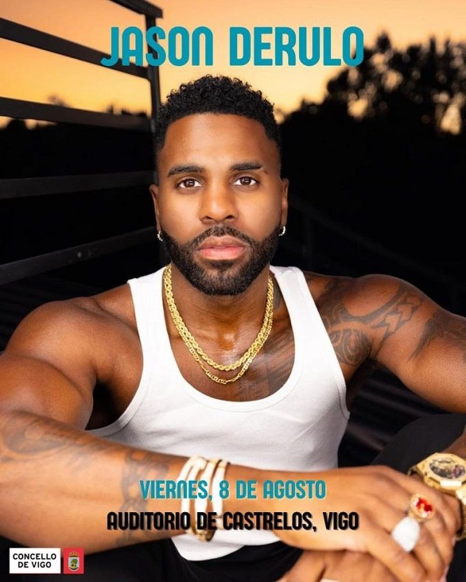Jason Derulo actuará en Vigo el 8 de agosto dentro del ciclo de conciertos de Castrelos 2025