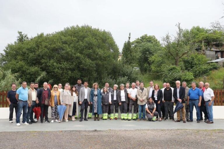 Luis López salienta a transformación das contornas rurais que promove o +Provincia en lugares como Ponteareas, cun investimento de 80.000€ para executar tres proxectos