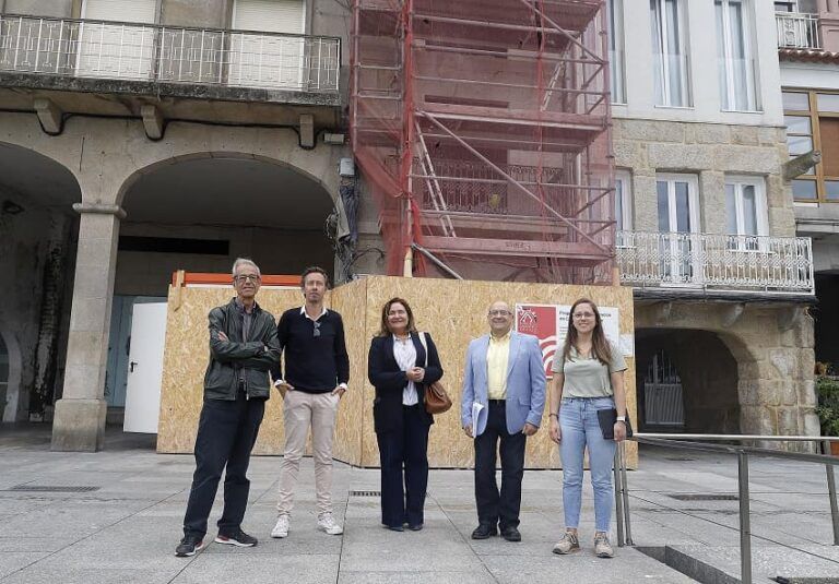 El Consorcio Casco Vello inicia la rehabilitación de un edificio singular en O Berbés para crear dos viviendas públicas