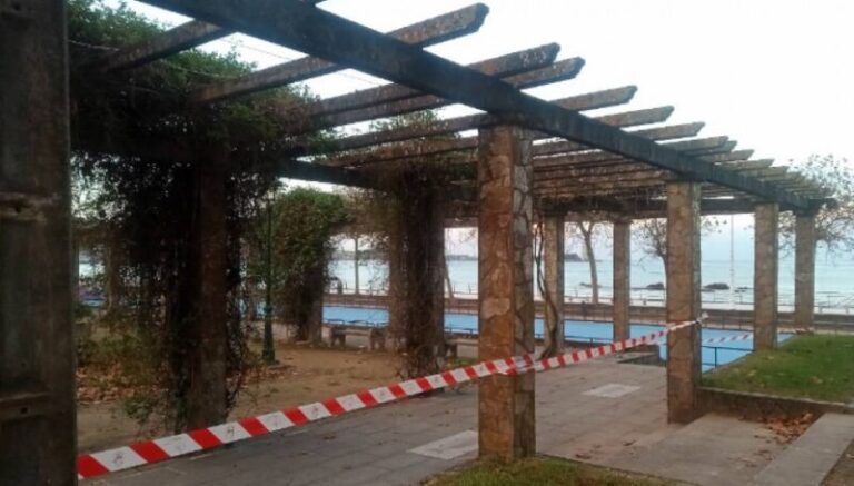 La pérgola de Samil se transformará en una zona verde de uso ciudadano