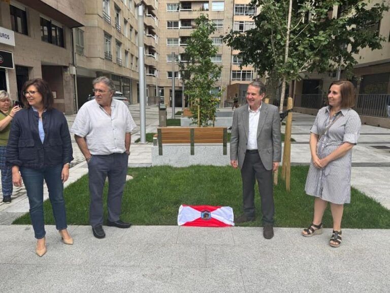 La renovada Praza do Balado gana zona ajardinada y más espacio peatonal