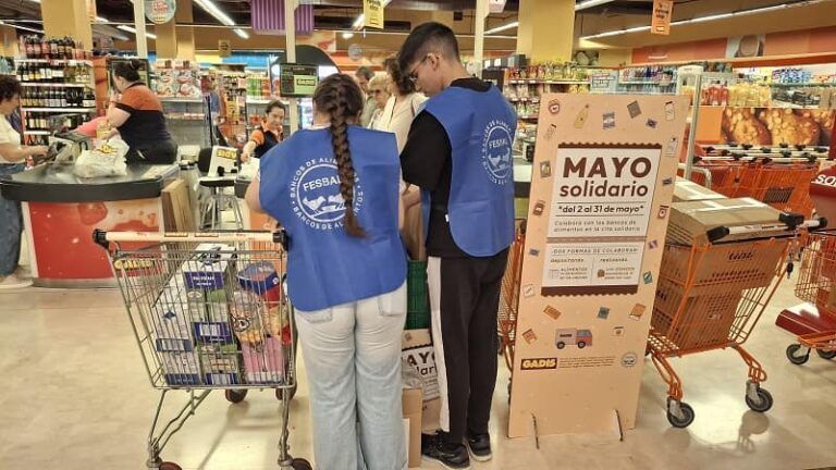 Gadis y el Banco de Alimentos recogen más de 38.000 kilos en su campaña solidaria de mayo