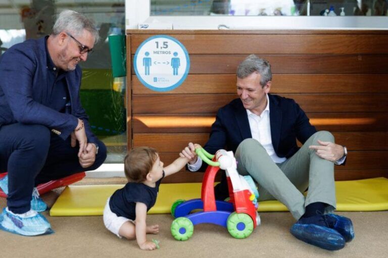 Rueda subraya que la gratuidad de la educación infantil permite a Galicia estar por encima de la media nacional en la escolarización de 0 a 3 años
