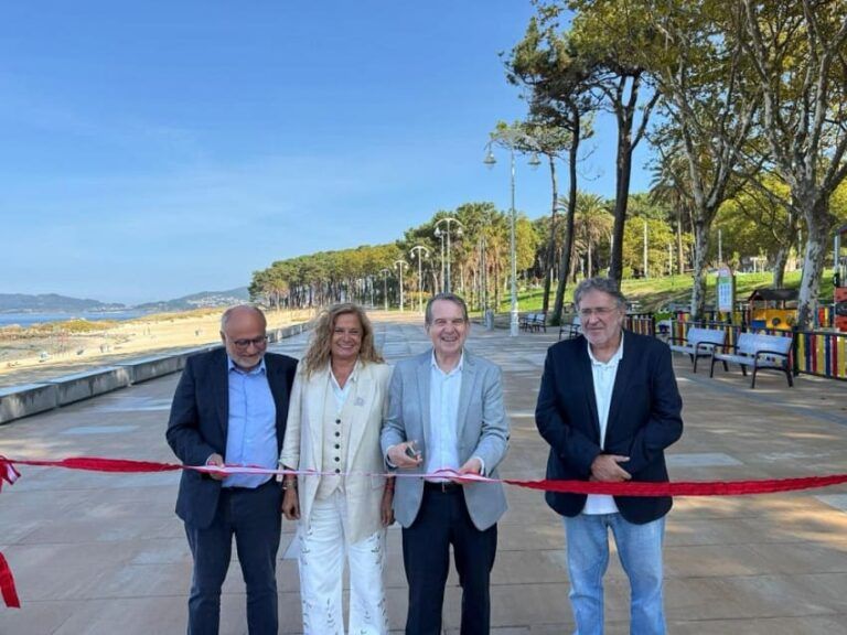 Inaugurado el nuevo paseo de Samil tras una inversión de casi 4 millones de euros