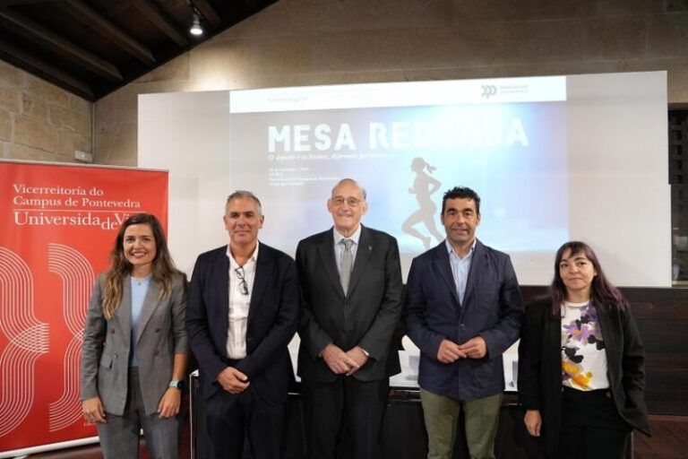 Luis López presenta a Cátedra do Deporte, unha alianza entre a Deputación e a Universidade de Vigo para estender a provincia do deporte ao eido do coñecemento