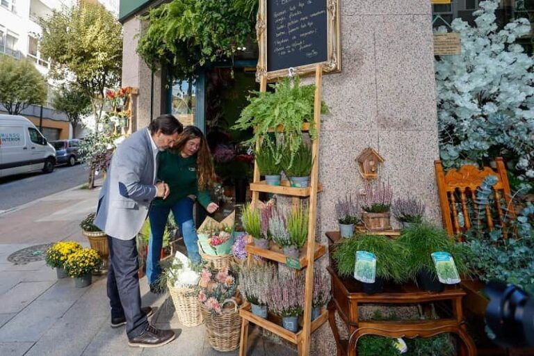 Una gallega retornada abre en Vigo una floristería con el apoyo del programa Retorno Emprendedor