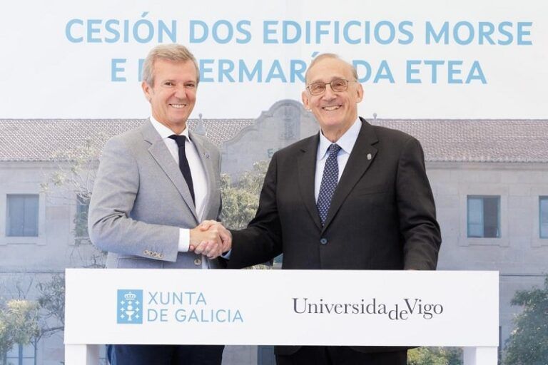 Rueda celebra la apuesta de la Xunta por la universidad con la cesión de dos edificios emblemáticos de la antigua ETEA