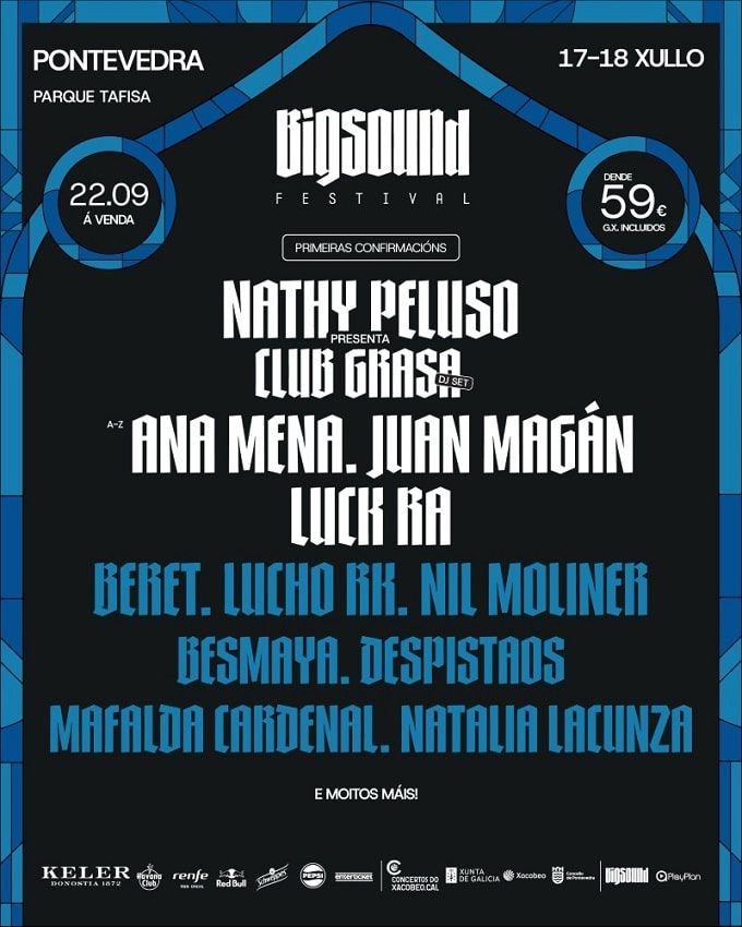 BIGSOUND Pontevedra anuncia su primer avance de cartel para 2026