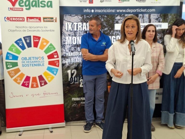 Luisa Sánchez anima á cidade a “reivindicar o noso patrimonio forestal” participando no Trail Montes de Vigo