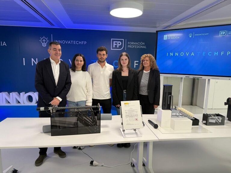 La FP gallega registra su primera patente con un sistema innovador de limpieza para fosas sépticas